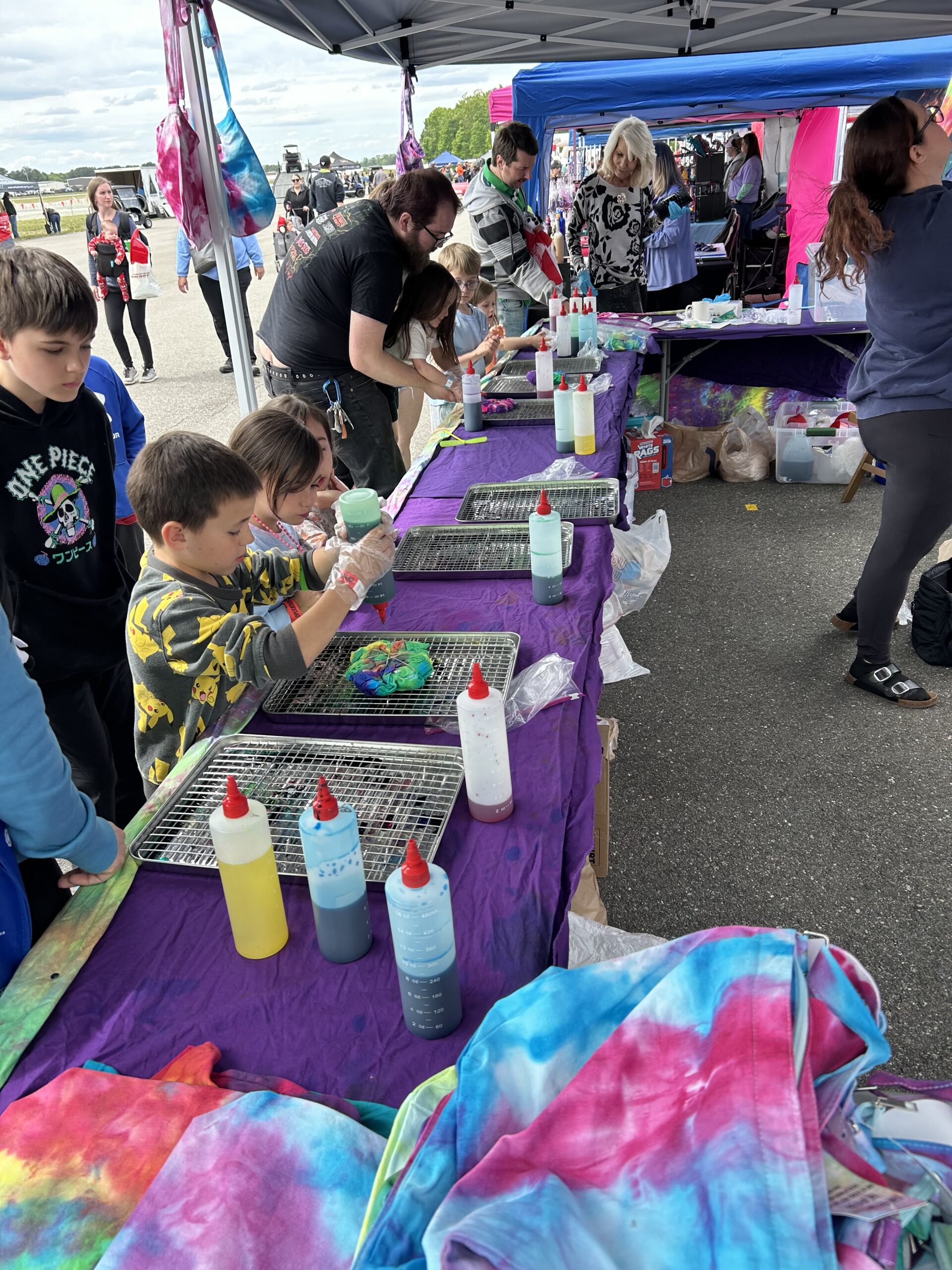 Custom tie dye kit instructions for The Color Lab bottle dye and ice dye kits